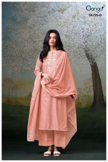 Ganga kynza 4729 Dress material wholesale price