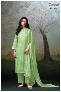 Ganga kynza 4729 Dress material wholesale price