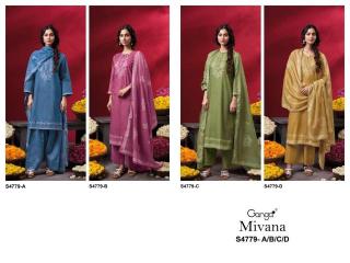 Ganga mivana 4779  Gujarat dress material market