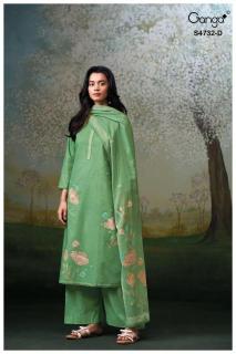 Ganga mivelle 4732 Wholesale cotton dress materials in Hyderabad