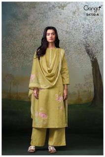 Ganga mivelle 4732 Wholesale cotton dress materials in Hyderabad