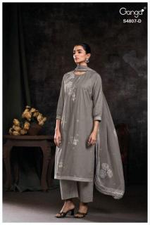 Ganga rishvya 4807 Bridal dress material wholesale market in Hyderabad