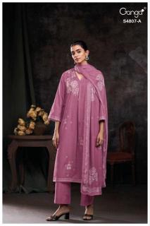 Ganga rishvya 4807 Bridal dress material wholesale market in Hyderabad