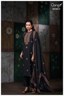 Ganga siyanshi 4780 Printed dress materials in Kolkata