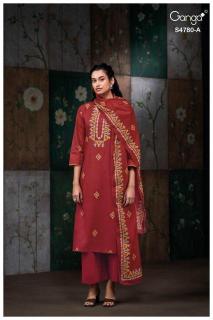 Ganga siyanshi 4780 Printed dress materials in Kolkata