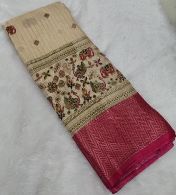 GC dola silk saree Surat wholesale clothing market