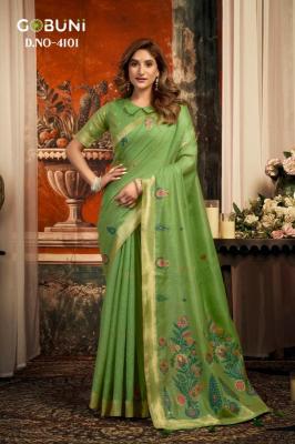 Gobuni sejal zari Wholesale saree suppliers in Hyderabad