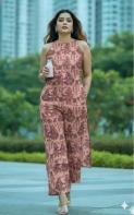 Janni halter neck Printed kurti wholesalers in India