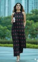Janni halter neck Printed kurti wholesalers in India