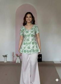 Janni laila premium avaasa Trendy kurti wholesalers in India