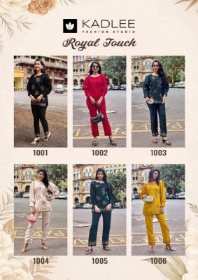 Kadlee royal touch coord set Wholesale kurtis in Kolkata