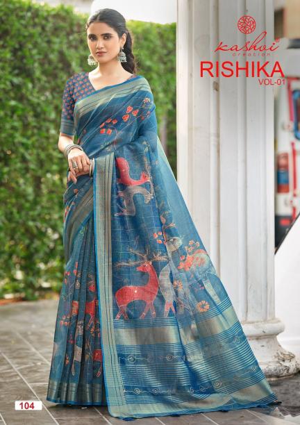 Kashvi Rishika Vol 1 Wholesale saree suppliers in Gujarat