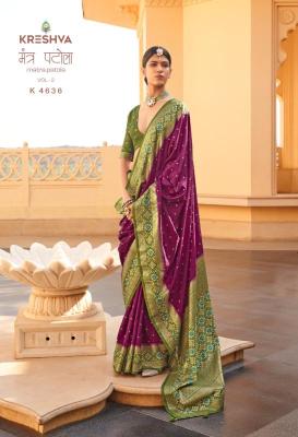Kreshva mantra patola vol-2 Saree market in Hyderabad