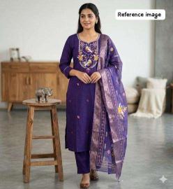 Krunique 3pcs Designer kurtis in Ahmedabad
