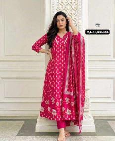 Krunique anarkali Kurtis with palazzo in Hyderabad