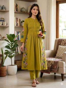 Krunique long a-line Kurti wholesale price list