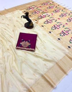 Malhar jumkha paithani silk Saree market in Mumbai