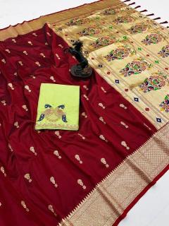 Malhar jumkha paithani silk Saree market in Mumbai