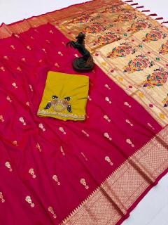 Malhar jumkha paithani silk Saree market in Mumbai