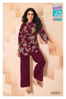 MCM zilmil vol-4 liva fancy coord set  Wholesale kurti suppliers in Hyderabad