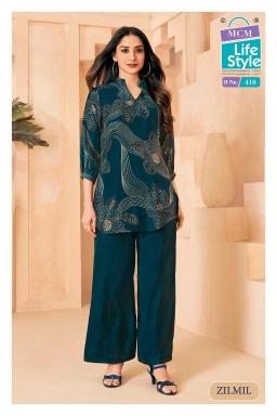 MCM zilmil vol-4 liva fancy coord set  Wholesale kurti suppliers in Hyderabad