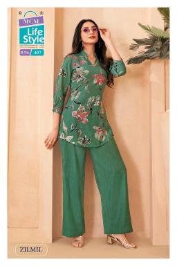 MCM zilmil vol-4 liva fancy coord set  Wholesale kurti suppliers in Hyderabad