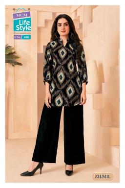 MCM zilmil vol-4 liva fancy coord set  Wholesale kurti suppliers in Hyderabad