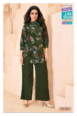 MCM zilmil vol-4 liva fancy coord set  Wholesale kurti suppliers in Hyderabad