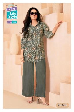 MCM zilmil vol-4 liva fancy coord set  Wholesale kurti suppliers in Hyderabad