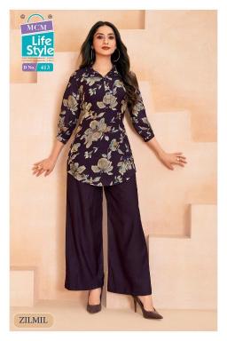 MCM zilmil vol-4 liva fancy coord set  Wholesale kurti suppliers in Hyderabad