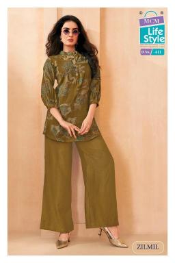 MCM zilmil vol-4 liva fancy coord set  Wholesale kurti suppliers in Hyderabad