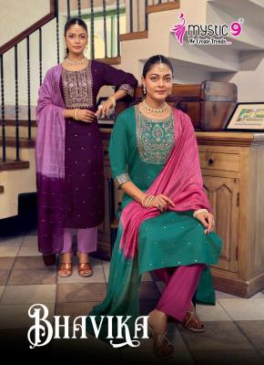 Mystic9 bhavika vol 1 Cheap kurti market in Mumbai