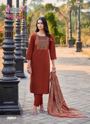Mystic9 heer vol 1 Wholesale kurti market in Ahmedabad