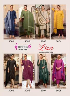 Mystic9 liza vol 5 Party wear kurtis wholesale