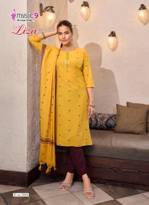 Mystic9 liza vol 5 Party wear kurtis wholesale