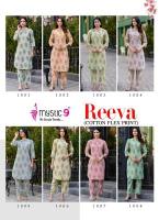 Mystic9 reeva vol 1 co ord Designer kurtis at wholesale price in Mumbai
