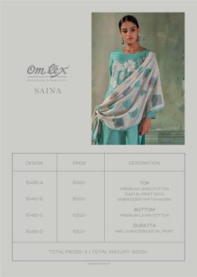 Omtex saina Wholesale designer dress materials Kolkata