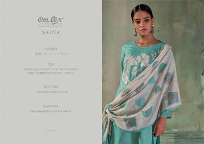 Omtex saina Wholesale designer dress materials Kolkata
