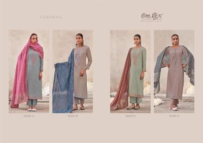 Omtex zarokha indore Catalogue dress materials in Kolkata