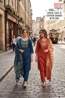 Ossm style 1257 B Latest kurti designs in Surat