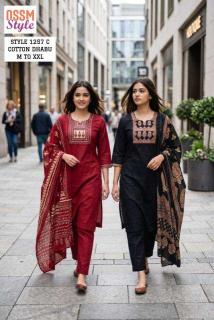 Ossm style 1257C Surat kurti wholesale price