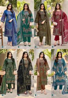 Rahi fab red orchid vol-1 Dress material wholesalers in Mumbai