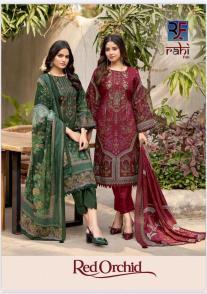 Rahi fab red orchid vol-1 Dress material wholesalers in Mumbai