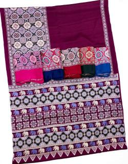 Rajtex pure ajrakh-034 Latest saree collections in Hyderabad