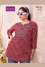 Rangmaya finoly short top Kurti suppliers in Pune