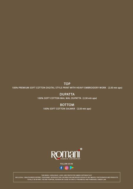 Romani needle wonder vol 13 Bulk dress materials suppliers in Hyderabad
