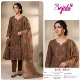 Sajida 1178-A-B-C-D gingers Bulk dress materials distributor in Hyderabad