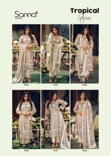 Sanna fashion tropical stories Indian dress materials wholesale