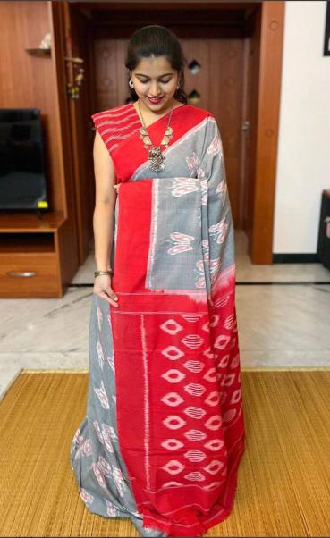 Sckr Ikkat A Surat sarees wholesale