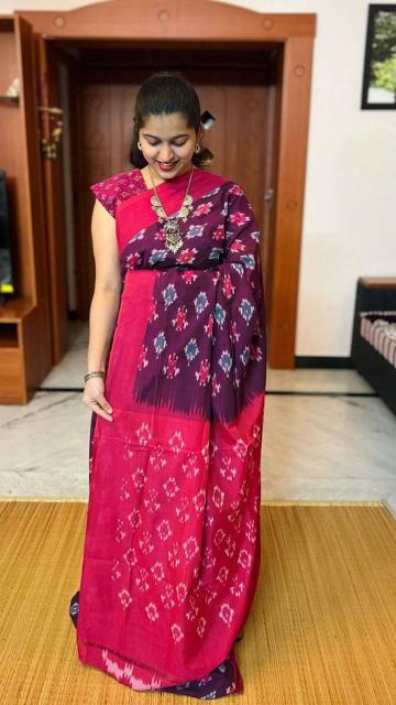 Sckr Ikkat A Surat sarees wholesale